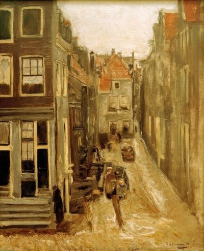 Rue des Juifs à Amsterdam - Max Liebermann